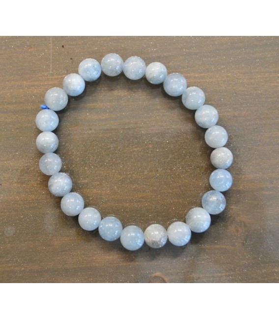 Bracelet Perles Aigue Marine Bracelet Perles Aigue Marine